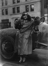Miss Eleanor Blevins, Movie Star, Aviatrix, Auto Fiend, 1915.