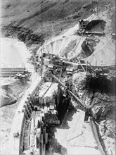 Boise Project - Reclamation Service, U.S. Arrowrock Dam, 1920. Civil engineering on the Boise River in Idaho.