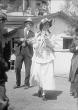 Miss Lucy Bowles, At Horse Show, 1917.