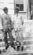 Alfredo Breceda Mercado of Mexico, Villavencenio, 1914. Breceda (left) was Governor of the Federal District of Mexico.