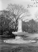 Fountain In Memory of Butt And Millet, South of White House, 1912.  Creator: Harris & Ewing.