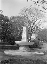 Fountain In Memory of Butt And Millet, South of White House, 1912.  Creator: Harris & Ewing.