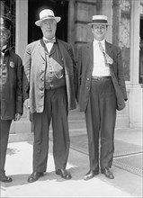 Thomas Cairnes, Right, with Thomas Haggerty, 1914.