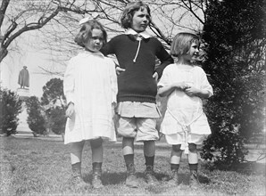 George, Carlton, And Jou-Jou Colt, 1913. Grandchildren of Lebaron Bradford Colt, Senator From Rhode Island.