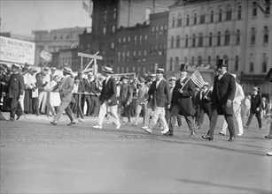 Charles J. Columbus of D.C. - Draft Parade, 1917. Creator: Harris & Ewing.
