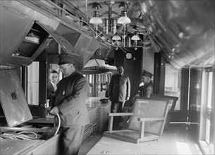 Department of Commerce - Bureau of Fisheries Railway Car; Interior, 1916.