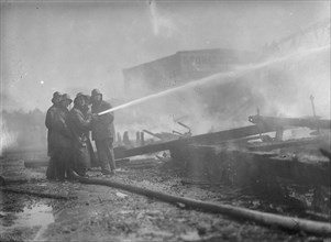 Fire at The Dc Baseball Park (Known As National Park or Boundary Field), Washington, D.C., 17 Mar 1911.
