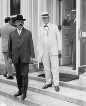 Fletcher, Frank Friday, Admiral of United States Navy. with Secretary Daniels, 1914.