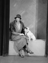 Foote, Walter A., Mrs. Portrait. with Dog, 1933.