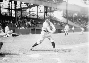 Fred Carisch, Cleveland Al, at National Park, Washington, D.C. (Baseball), 1913.