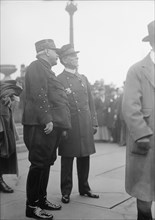French Commission To U.S. Joffre & Chochefrat at Navy Yard, 1917.