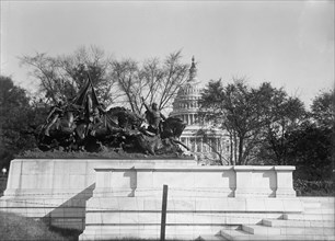 Grant Memorial at Capitol. Caisson Group of Statuary, 1914.