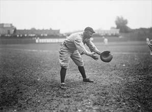Grover Land, Cleveland Al, at National Park, Washington, D.C. (Baseball), 1913.