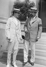 Hill, Louis Warren, Railway President - Right, with Robert D. Heinl, 1917.