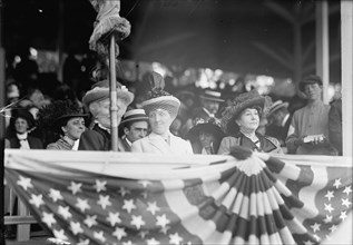 Horse Shows - at 55, Miss Bones And Dr. Grayson, In Front Miss Margaret Wilson; Mrs. Woodrow Wilson, 1913.