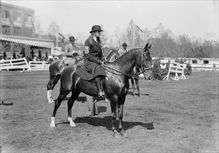 Horse Shows - Mrs. O'Donnell, Mounted, 1914.