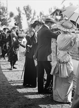 Horse Shows - Preston Gibson, Left, And Mrs. M. Townsend, 1914.