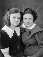 Hunsinger, Jane, And Carol - Portrait, 1933.