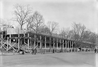 Inaugural Stands - Court of Honor Before White House, 1913.