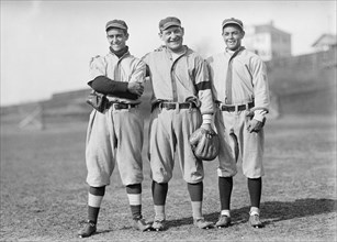Jack Calvo, William "Germany" Schaefer, And Merito Acosta, Washington Al (Baseball), ca. 1913.