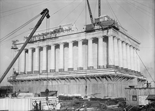 Lincoln Memorial - Under Construction, 1914.