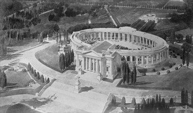 Memorial Amphitheatre, Arlington - Copy of Plan, 1916.