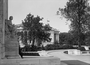 Memorial Continental Hall, National Headquarters of D.A.R. from Steps of Pan American Union, 1917.