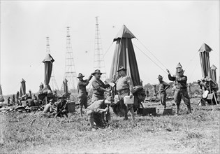 National Guard of D.C. in Camp, 1915.