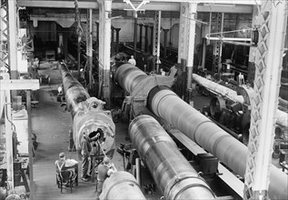 Navy Yard, U.S., Washington - 14 Inch Guns, Ready To Go To Proving Ground, 1917.
