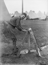 Plattsburg Reserve Officers Training Camp - The Pump, 1916.
