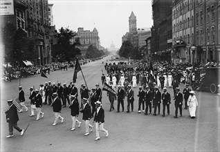 Preparedness Parade - Units of Civilians in Parade, 1916.