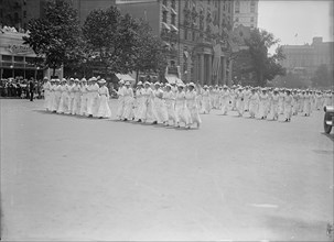 Preparedness Parade - Units of Women in Parade, 1916.