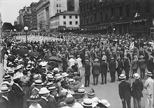 Preparedness Parade - Units Ready To Start, 1916.