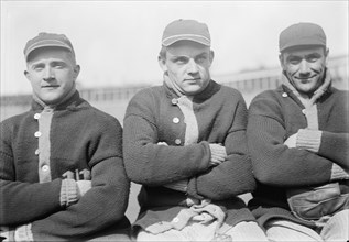 Ray Morgan, Chick Gandil, And Rip Williams, Washington Al, at University of Virginia..., c 1912-1915 Creator: Harris & Ewing.