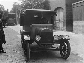 Red Cross - Mrs. Harriman And Ambulance, 1917.