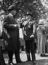 Red Cross Luncheon On General Scott's Lawn - Charles D. Norton, Left, 1917.