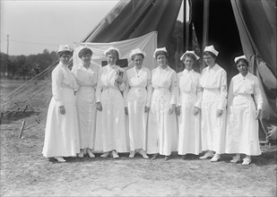 Red Cross, American - Women's National Service School; Red Cross Instructions in Care of Sick, Nurses, 1916.