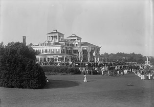Shadow Lawn, Nj. - Summer White House, Notification Ceremonies, Crowd On Lawn, 1916.