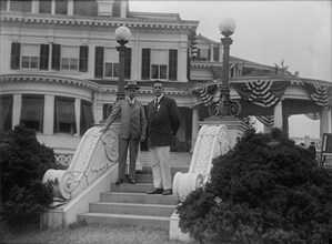 Shadow Lawn, Nj. - Summer White House, Notification Ceremonies, Steps, 1916.