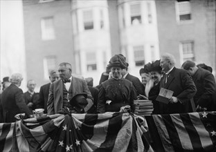 Sibley Memorial Hospital Cornerstone Laying - Mr. And Mrs. Albert Longwell, Center, 1913 i.e. 1912 Nov. 11.