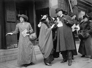 Woman Suffrage - Advertising Parade, 1913.