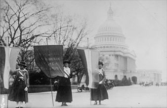 Woman Suffrage - Picket Parade, 1917.