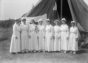 Woman's National Service School Under Woman's Section, Navy League, Red Cross Nurses, 1916.