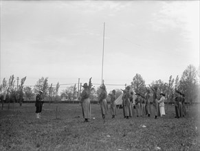 Woman's National Service School, Under Woman's Section, Navy League, Field Signals, 1916.