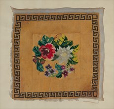 Piece of Cross-Stitch, c. 1937.