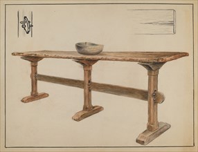Trestle Table, 1936.