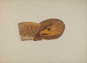 Eagle Woodcarving, c. 1939.