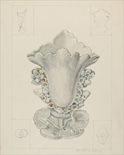 White Porcelain Vase, c. 1937.