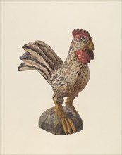 Rooster Woodcarving, c. 1940.