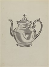 Pewter Teapot, c. 1936.